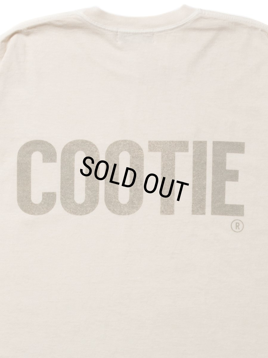 画像4: COOTIE PRODUCTIONS/Pigment Dyed S/S Tee（Ivory）［ピグメントダイプリントT-25春夏］ (4)