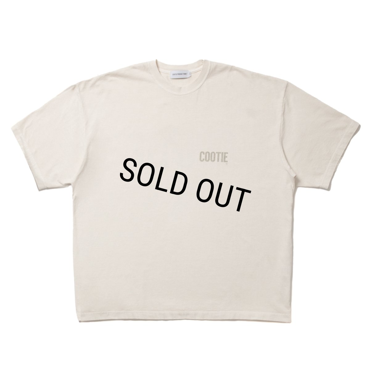 画像2: COOTIE PRODUCTIONS/Pigment Dyed S/S Tee（Ivory）［ピグメントダイプリントT-25春夏］ (2)