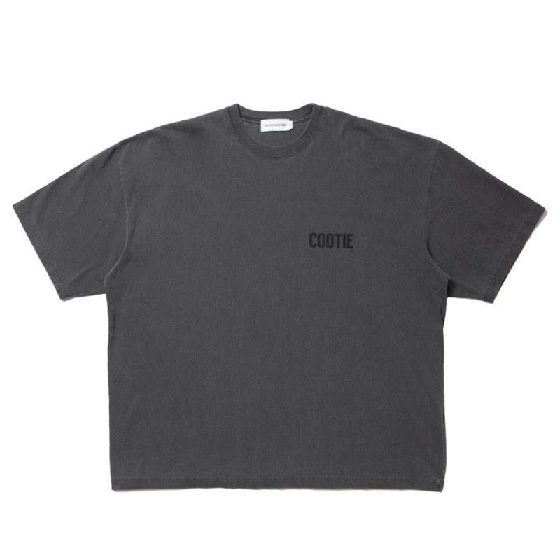 画像1: COOTIE PRODUCTIONS/Pigment Dyed S/S Tee（Black）［ピグメントダイプリントT-25春夏］