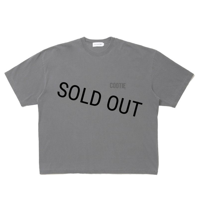 COOTIE PRODUCTIONS/Pigment Dyed S/S Tee（Black）［ピグメントダイ