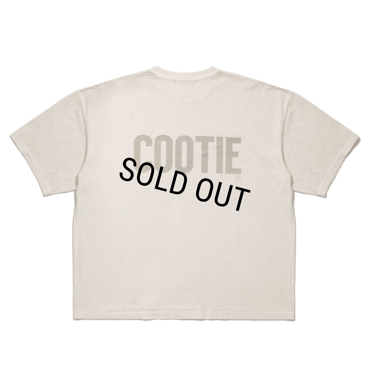 画像1: COOTIE PRODUCTIONS/Pigment Dyed S/S Tee（Ivory）［ピグメントダイプリントT-25春夏］ (1)