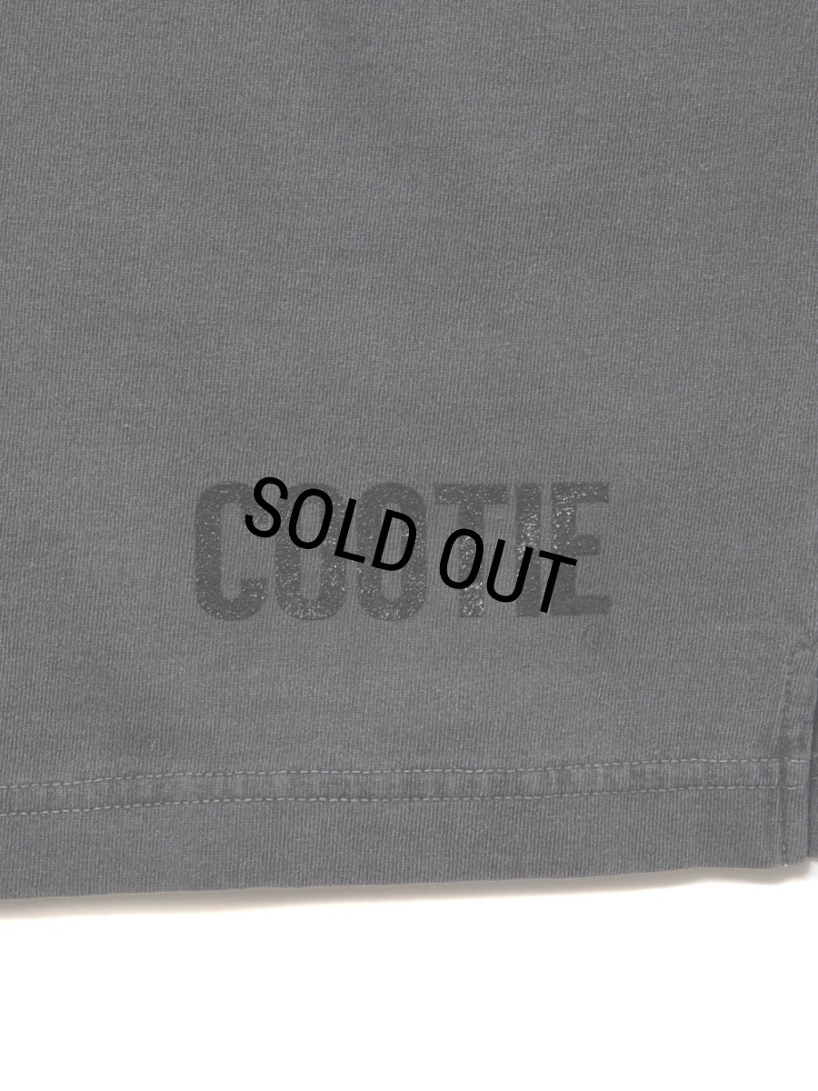 画像3: COOTIE PRODUCTIONS/Pigment Dyed Jersey Easy Shorts（Black）［ピグメントダイイージーショーツ-25春夏］ (3)