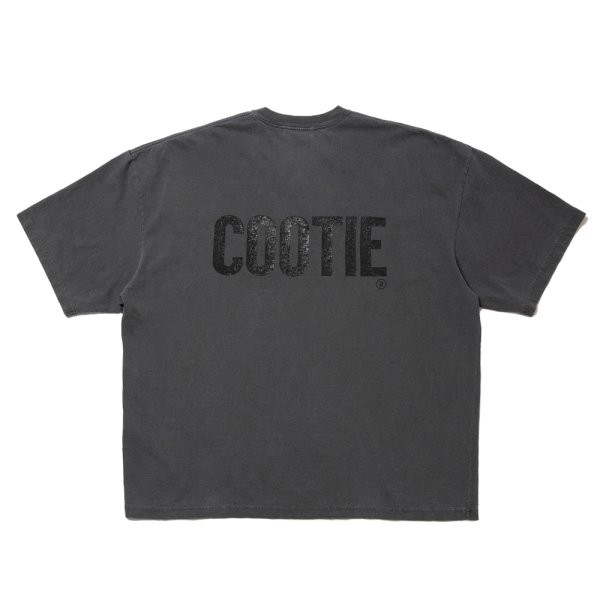 画像1: COOTIE PRODUCTIONS/Pigment Dyed S/S Tee（Black）［ピグメントダイプリントT-25春夏］
