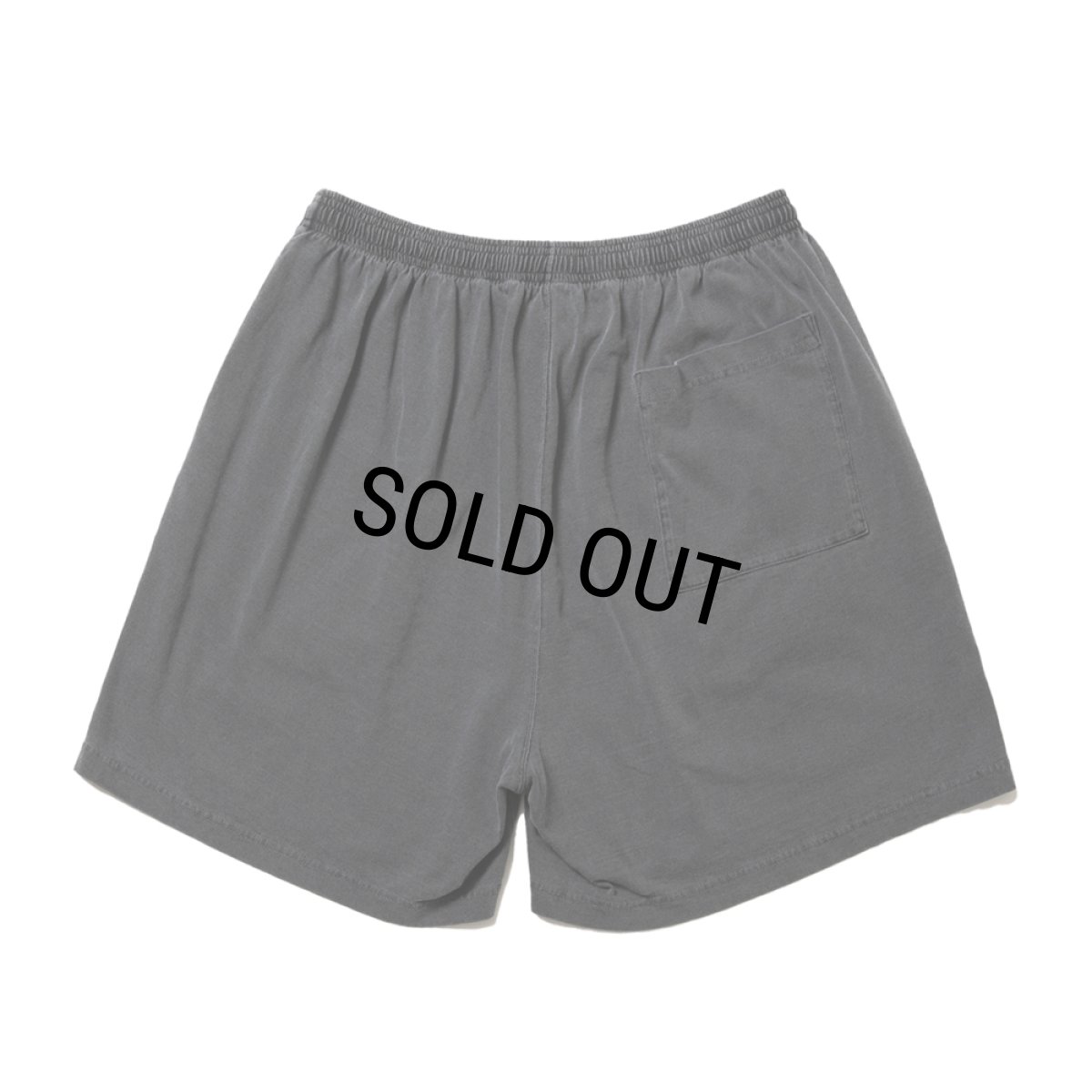画像2: COOTIE PRODUCTIONS/Pigment Dyed Jersey Easy Shorts（Black）［ピグメントダイイージーショーツ-25春夏］ (2)