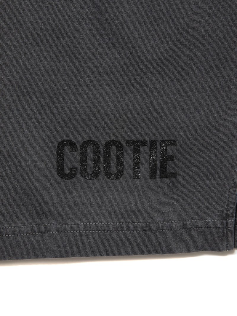 画像3: COOTIE PRODUCTIONS/Pigment Dyed Jersey Easy Shorts（Black）［ピグメントダイイージーショーツ-25春夏］