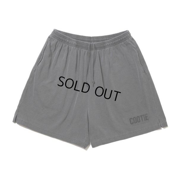 画像1: COOTIE PRODUCTIONS/Pigment Dyed Jersey Easy Shorts（Black）［ピグメントダイイージーショーツ-25春夏］