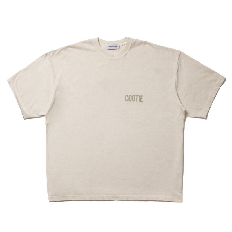画像1: COOTIE PRODUCTIONS/Pigment Dyed S/S Tee（Ivory）［ピグメントダイプリントT-25春夏］