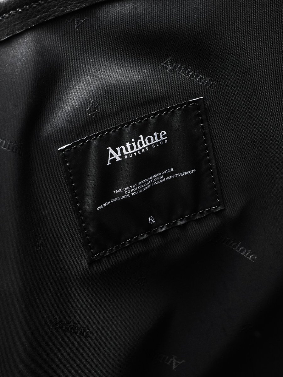 画像4: ANTIDOTE BUYERS CLUB/Leather Tool Bag（Large）（Black） (4)