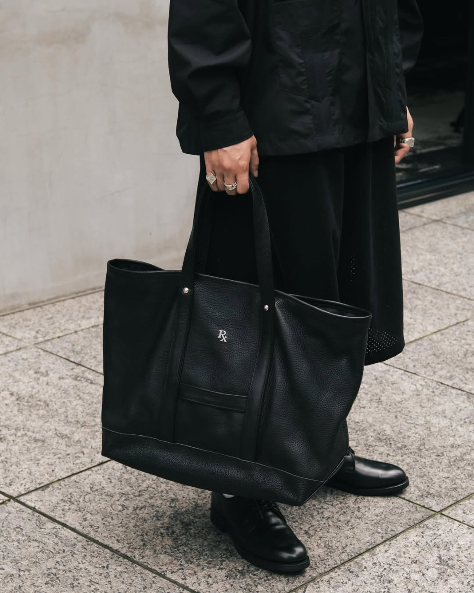 画像6: ANTIDOTE BUYERS CLUB/Leather Tool Bag（Large）（Black） (6)