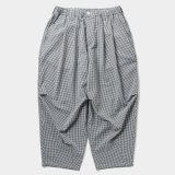 TIGHTBOOTH/SEERSUCKER BALLOON PANTS（B/W Gingham）［シアサッカーバルーンパンツ-25夏］