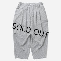 TIGHTBOOTH/SEERSUCKER BALLOON PANTS（B/W Gingham）［シアサッカーバルーンパンツ-25夏］