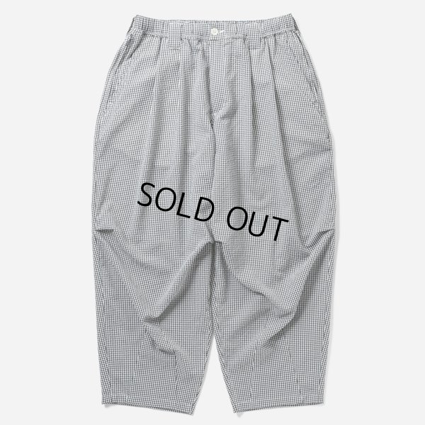 画像1: TIGHTBOOTH/SEERSUCKER BALLOON PANTS（B/W Gingham）［シアサッカーバルーンパンツ-25夏］