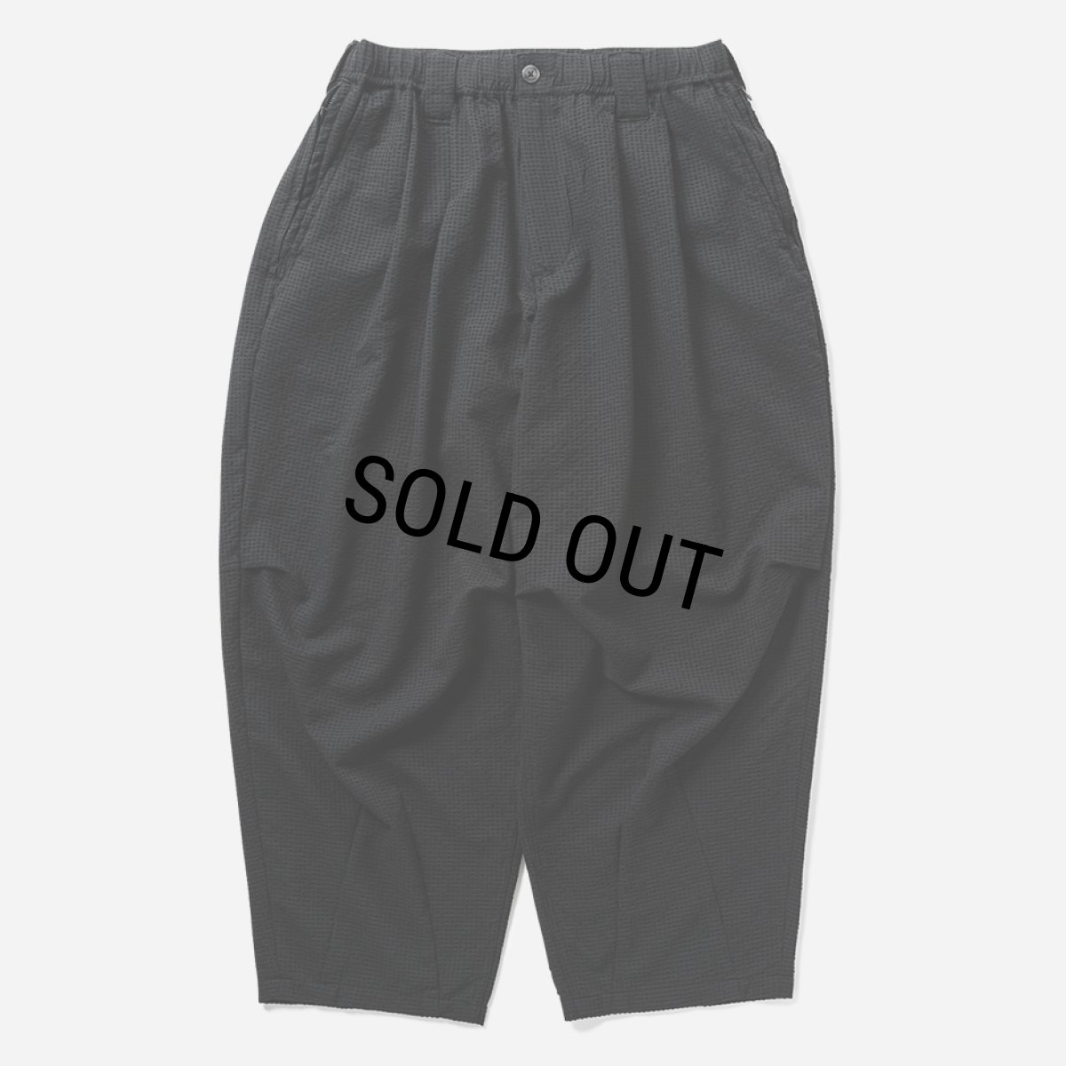 画像1: TIGHTBOOTH/SEERSUCKER BALLOON PANTS（Black）［シアサッカーバルーンパンツ-25夏］ (1)