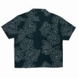 画像2: BUENA VISTA/菊柄 S/S SHIRTS（BLACK）［菊柄オープンカラーシャツ-25春夏］ (2)