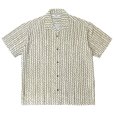 画像1: exodus/AJIRO BAMBOO S/S  HAWAIIAN SHIRT（KHAKI）［アジロバンブーハワイアンシャツ-25春夏］ (1)