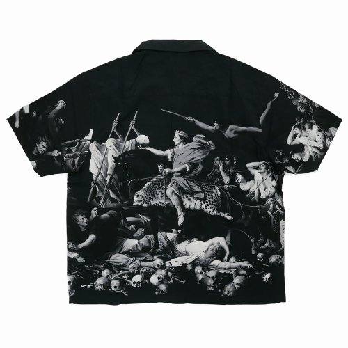 他の写真2: BUENA VISTA/AEE S/S SHIRTS（BLACK）［総柄オープンカラーシャツ-25春夏］