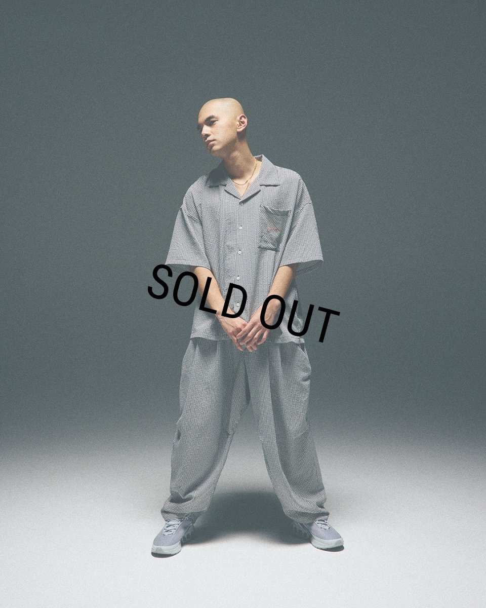 画像3: TIGHTBOOTH/SEERSUCKER BALLOON PANTS（B/W Gingham）［シアサッカーバルーンパンツ-25夏］ (3)