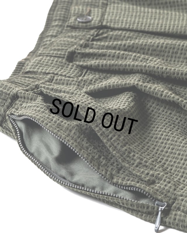 20%OFF】TIGHTBOOTH/SEERSUCKER BALLOON PANTS（Olive）［シアサッカー