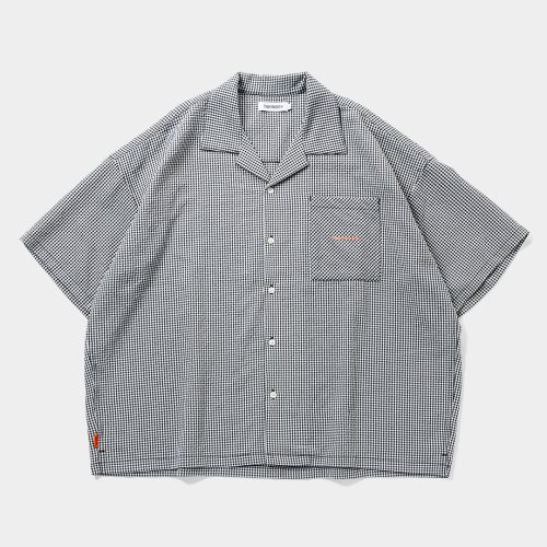 他の写真1: TIGHTBOOTH/SEERSUCKER ALOHA（B/W Gingham）［シアサッカーアロハ-25夏］