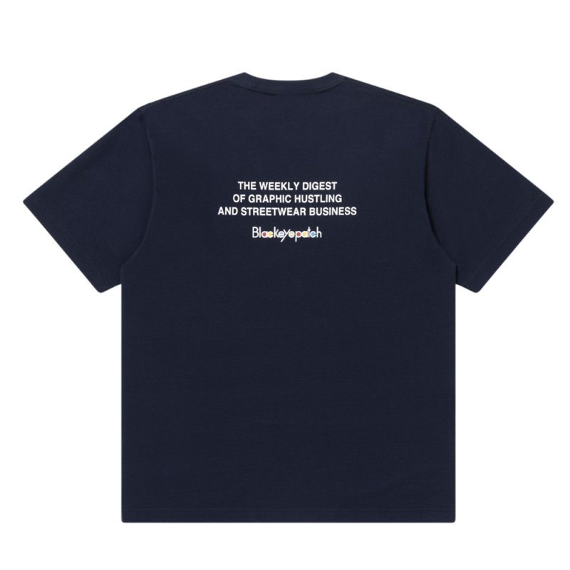 画像2: BlackEyePatch/TOP CHART LOGO TEE(NAVY)