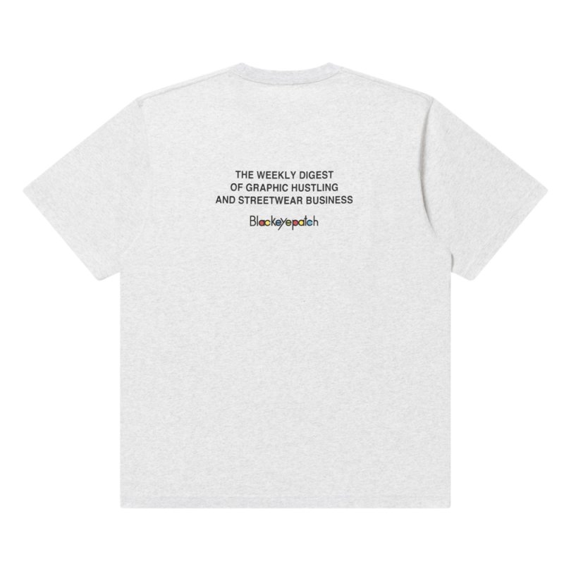 画像2: BlackEyePatch/TOP CHART LOGO TEE(ASH)