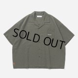 TIGHTBOOTH/SEERSUCKER ALOHA（Olive）［シアサッカーアロハ-25夏］