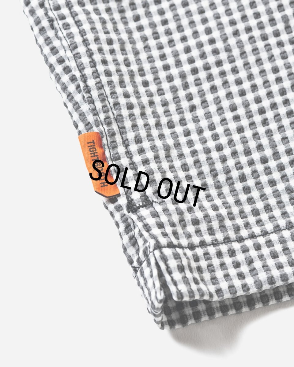 画像7: TIGHTBOOTH/SEERSUCKER ALOHA（B/W Gingham）［シアサッカーアロハ-25夏］ (7)