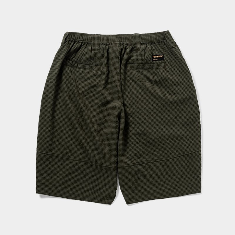 画像2: TIGHTBOOTH/SEERSUCKER BIG SHORTS（Olive）［シアサッカービッグショーツ-25夏］