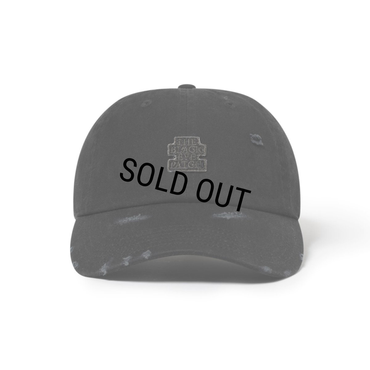 画像1: BlackEyePatch/DAMAGED SMALL OG CAP（BLACK） (1)
