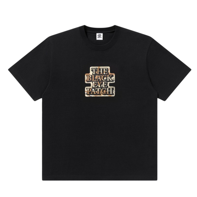 画像1: BlackEyePatch/CHOCOLATE CHIP CAMO OG LABEL TEE (BLACK)
