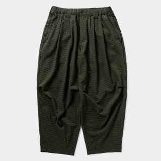 20%OFF】TIGHTBOOTH/SEERSUCKER BALLOON PANTS（Olive）［シアサッカー