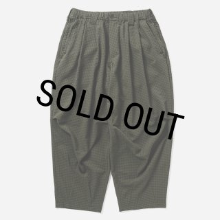 20%OFF】TIGHTBOOTH/SEERSUCKER BALLOON PANTS（Olive）［シアサッカー