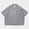 TIGHTBOOTH/SEERSUCKER ALOHA（B/W Gingham）［シアサッカーアロハ-25夏］