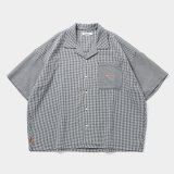 TIGHTBOOTH/SEERSUCKER ALOHA（B/W Gingham）［シアサッカーアロハ-25夏］