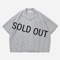 TIGHTBOOTH/SEERSUCKER ALOHA（B/W Gingham）［シアサッカーアロハ-25夏］