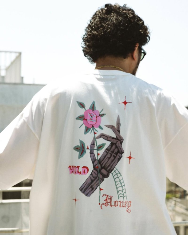 画像3: COOTIE PRODUCTIONS/Print S/S Tee（Wild Honey）（White）［プリントT-25春夏］
