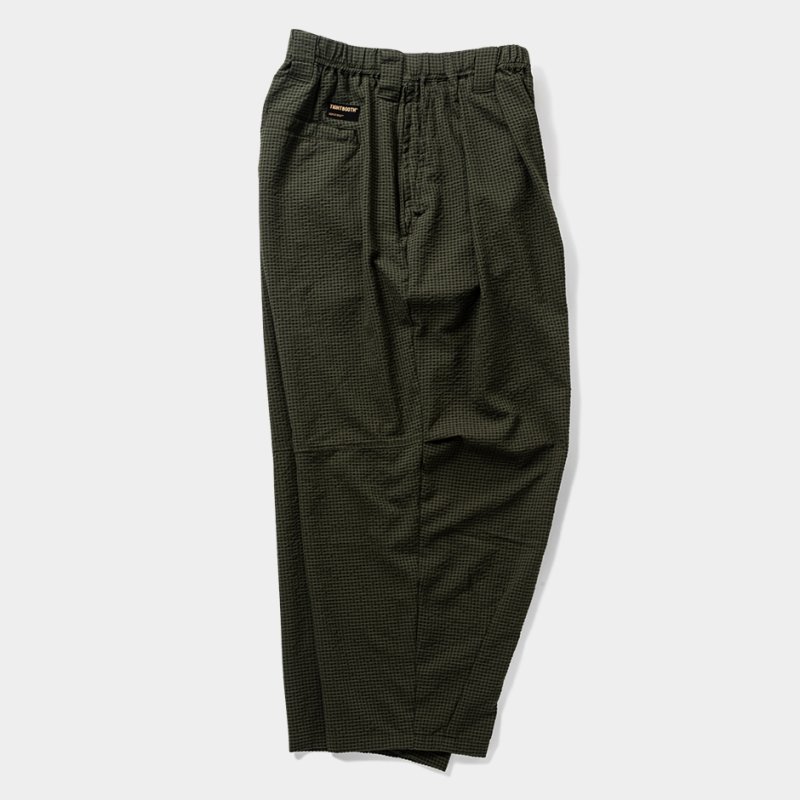 画像2: TIGHTBOOTH/SEERSUCKER BALLOON PANTS（Olive）［シアサッカーバルーンパンツ-25夏］