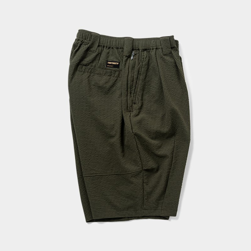 画像3: TIGHTBOOTH/SEERSUCKER BIG SHORTS（Olive）［シアサッカービッグショーツ-25夏］