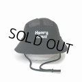 ROUGH AND RUGGED/SUN HAT（BLACK）［サンハット-25春夏］