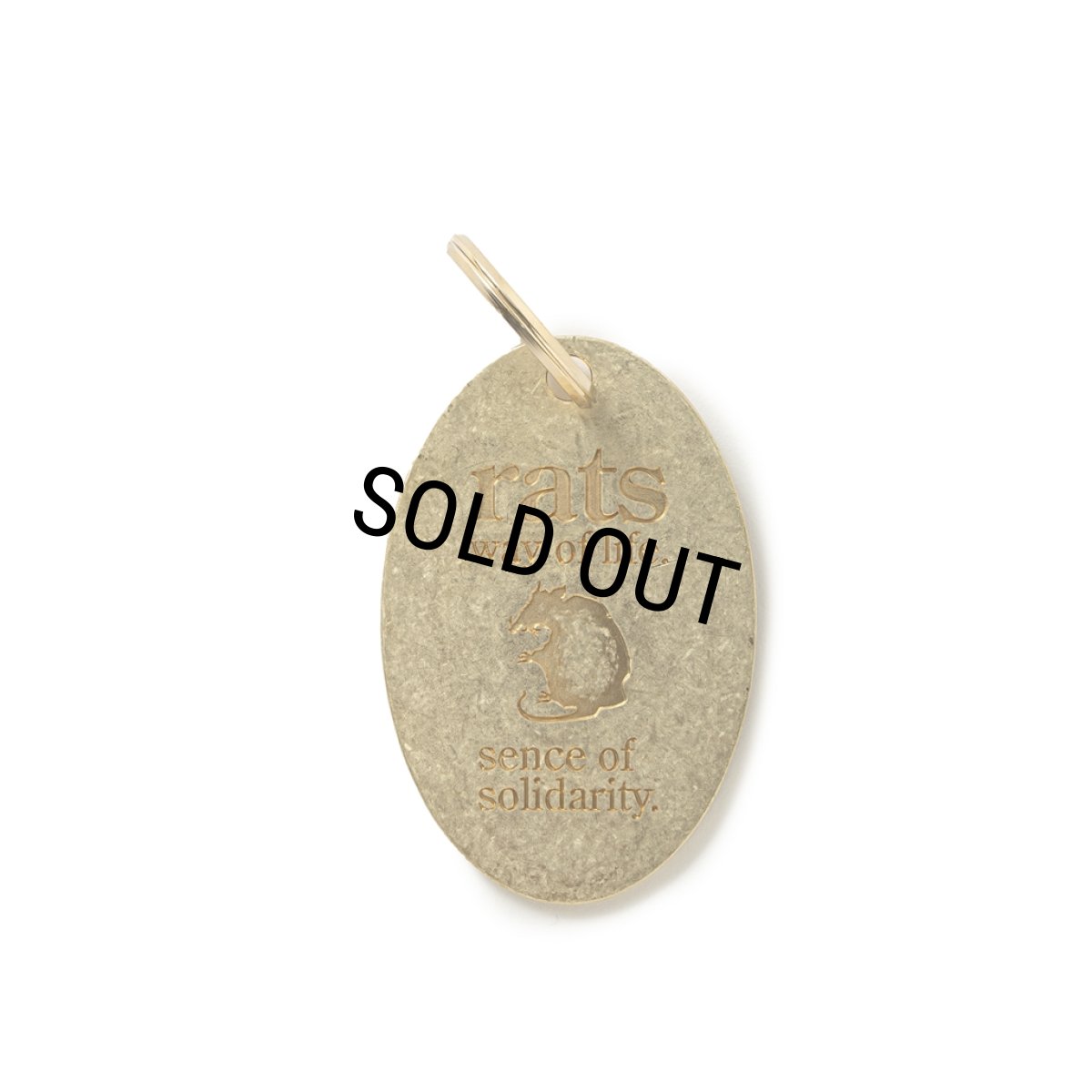 画像1: 【30%OFF】RATS/COIN KEY HOLDER（BRASS）［コインキーホルダー-25春夏］ (1)