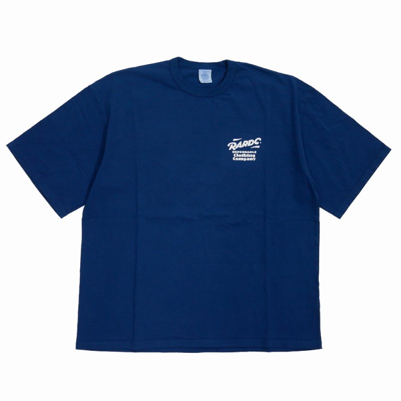 画像1: ROUGH AND RUGGED/DESIGN SS（NAVY）［プリントT-25春夏］