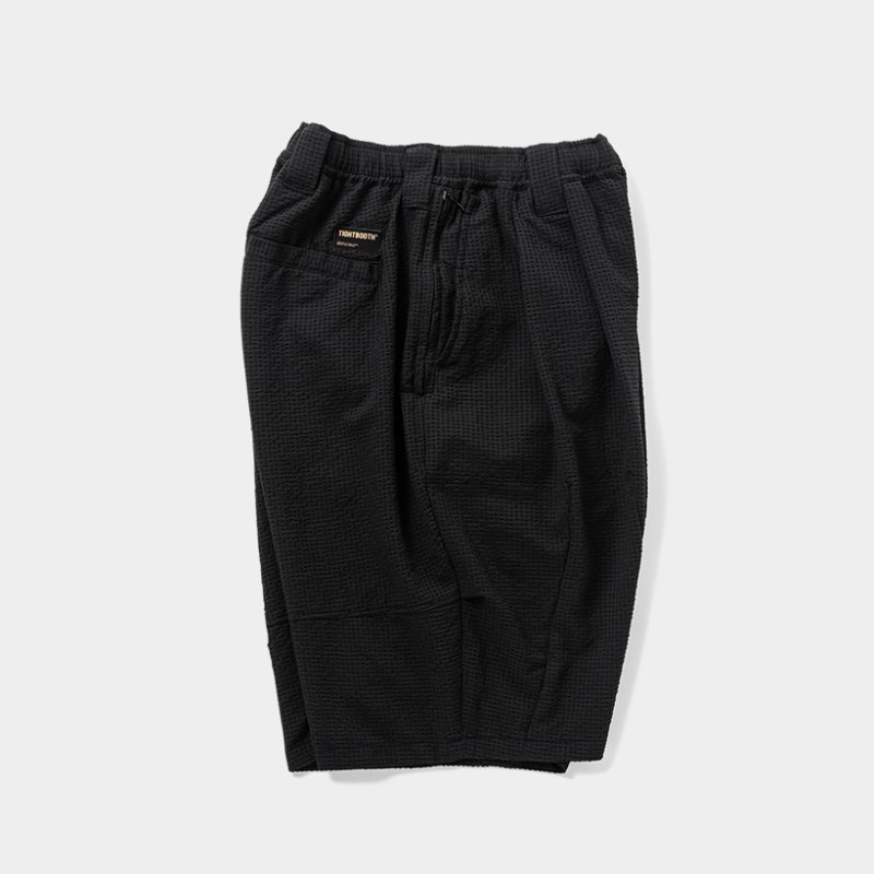 画像2: TIGHTBOOTH/SEERSUCKER BIG SHORTS（Black）［シアサッカービッグショーツ-25夏］