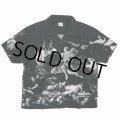 BUENA VISTA/AEE S/S SHIRTS（BLACK）［総柄オープンカラーシャツ-25春夏］