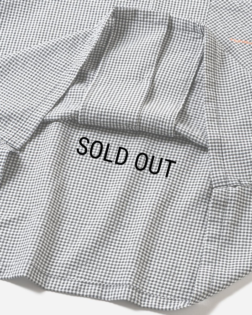 画像9: TIGHTBOOTH/SEERSUCKER ALOHA（B/W Gingham）［シアサッカーアロハ-25夏］ (9)