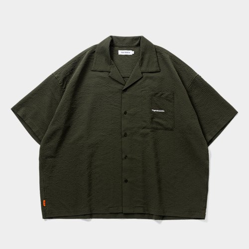 他の写真1: TIGHTBOOTH/SEERSUCKER ALOHA（Olive）［シアサッカーアロハ-25夏］