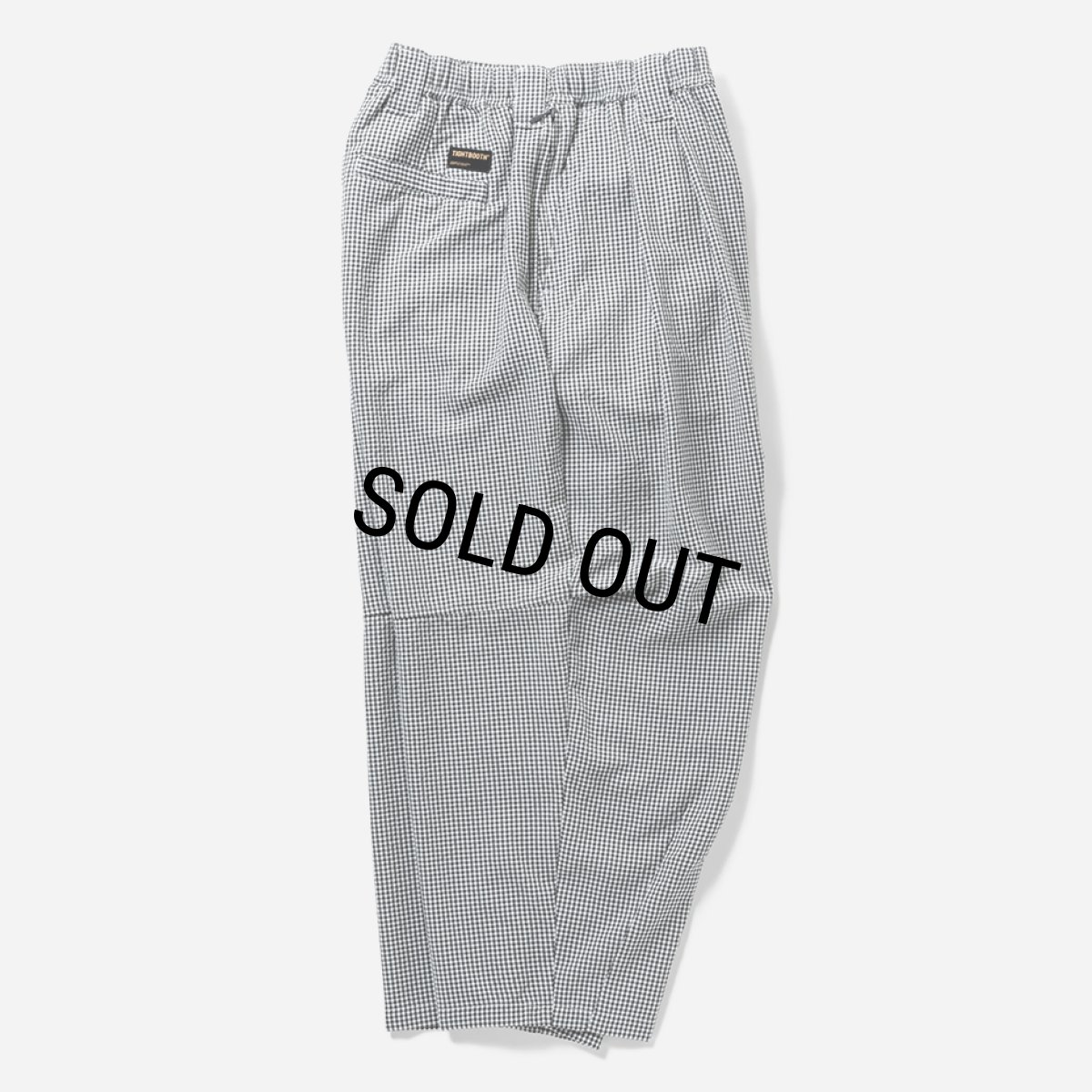 画像2: TIGHTBOOTH/SEERSUCKER BALLOON PANTS（B/W Gingham）［シアサッカーバルーンパンツ-25夏］ (2)