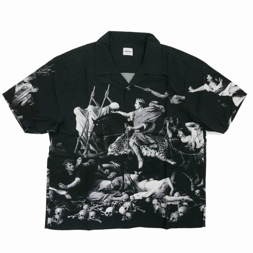 他の写真1: BUENA VISTA/AEE S/S SHIRTS（BLACK）［総柄オープンカラーシャツ-25春夏］