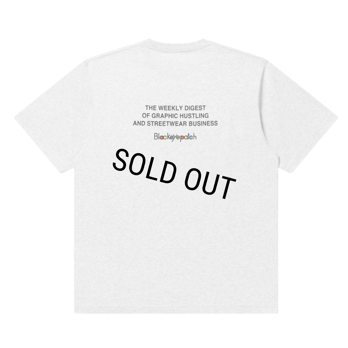 画像2: BlackEyePatch/TOP CHART LOGO TEE(ASH) (2)