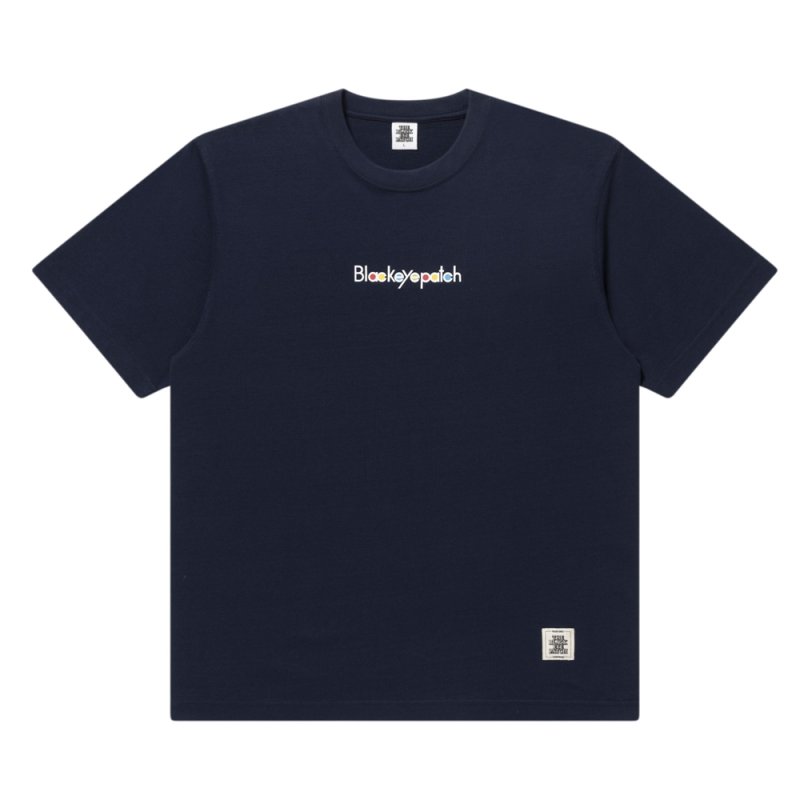 画像1: BlackEyePatch/TOP CHART LOGO TEE(NAVY)