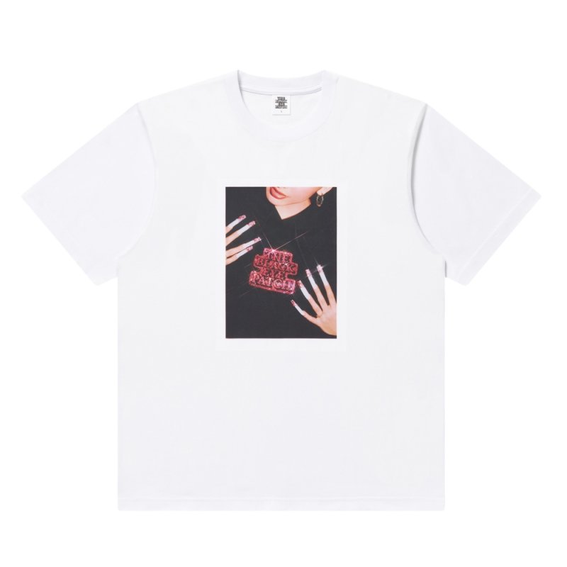 画像1: BlackEyePatch/FRONT ROW GEM PHOTO TEE(WHITE)